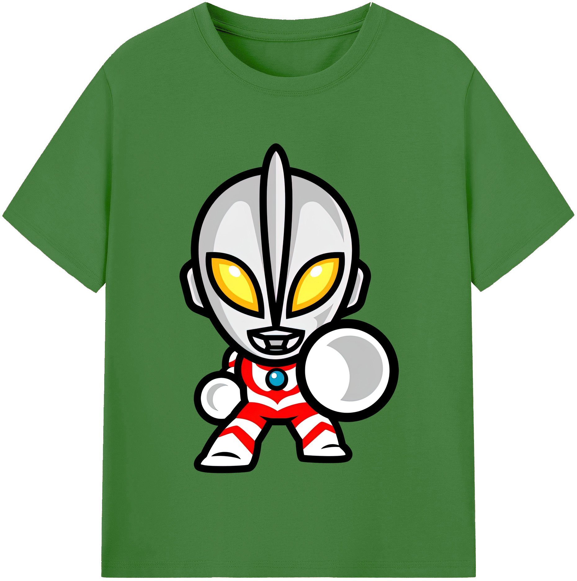 （画像用） ウルトラマン Ultraman レディースカジュアルプリントTシャツ（綿100％）